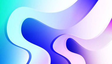 Çizgilerle Geometrik Desen, Dalga. Tasarım reklamınız, Banner'ınız, kapak sayfanız için. Renkli Vektör İllüstrasyonu.