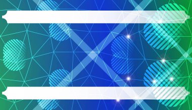 Üçgenler, çizgi, daire, metin için boşluk ile soyut mozaik arka plan. Banner'ınız için şablon. Vektör illüstrasyon. Yaratıcı degrade rengi.