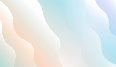 Dalgalı arka plan. Tasarım broşürü, banner, açılış sayfası için. Renk gradyan ile vektör Illustration.