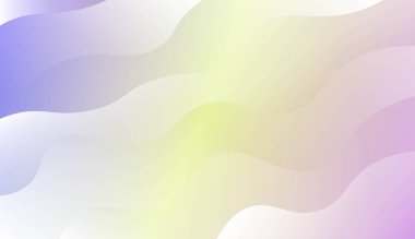 Dalga geometrik şekli Ile şablon arka plan. Tasarım, sunum, Iş için. Renk gradyan ile vektör Illustration.