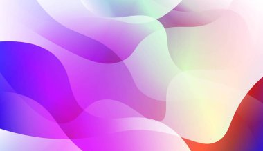 Hologram Gradyan Geometrik Dalga Şekli. Soyut arka plan. Şablon Cep Telefonu Arka Planlar için. Vektör İllüstrasyonu.