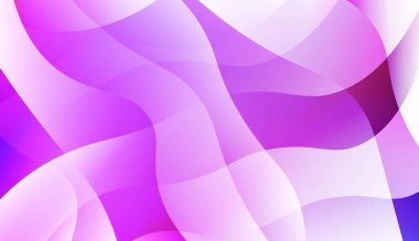 Renkli Degrade Renkli Arka Plan Duvar Kağıdı ile Geometrik Dalga Şekli. Tasarım reklamınız, Banner'ınız, kapak sayfanız için. Vektör İllüstrasyonu.