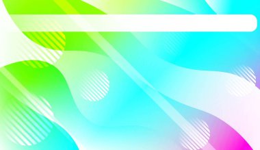 Dalga geometrik şekil, çizgiler, daire Ile şablon açılış sayfası. Tasarım, sunum, Iş için. Renk gradyan ile vektör Illustration.