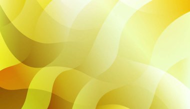 Dalga geometrik şekli Ile şablon arka plan. Şablon cep telefonu arka planlar için. Vektör Illustration yeşil sarı renk degrade ile.