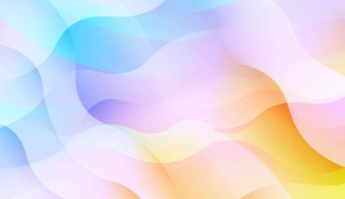 Dalga Soyut Arka Plan. El İle, Broşür, Kitapçık Ve Web Siteleri Tasarım Vektör İllüstrasyon Renk Gradyan ile.