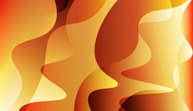 Soyut Parlak Dalgalar. Şablon Cep Telefonu Arka Planlar için. Vektör İllüstrasyonu