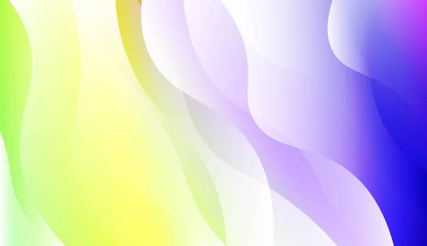 Lebendige und glatte Verlauf weichen Farben Welle geometrischer Form. für Titelseite, Poster, Banner von Webseiten. Vektorillustration. — Stockvektor