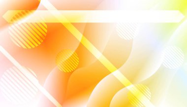 Fütüristik Renk Tasarımı Geometrik Dalga Şekli, Çizgiler, Daire. Açılış sayfası için dinamik şekiller kompozisyonu. Banner, El İlanı, Kapak Sayfası, Açılış Sayfası için. Renk Gradyan lı Vektör Çizimi.