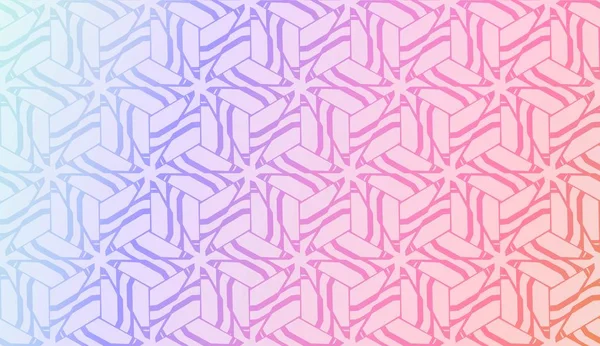 Geometrisches Muster mit verschwommenen süßen verträumten Farbverlauf Hintergrund. für Ihre grafische Einladungskarte, Poster, Broschüre. Vektorillustration. — Stockvektor