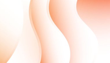 Dalga Gradyan Şekli ile Yaratıcı Arka Plan. Tasarım Duvar Kağıtları Sunumu için. Renkli Vektör İllüstrasyonu