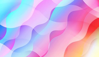 Soyut parlak dalgalar, çizgiler. Zarif desen kapak kitabı için. Renk gradyan ile vektör Illustration.