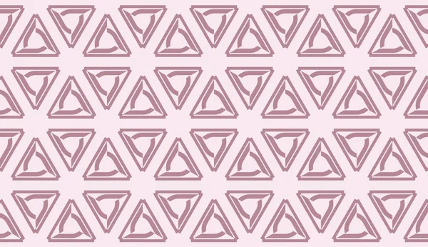 Patrón con triángulos abstractos de ilusión. Ilustración sin costura vectorial. Para su negocio, presentación, impresión de moda. — Vector de stock
