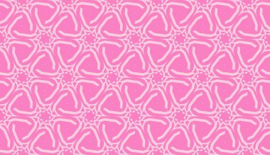 Çokgen geometrik elementlerle desen. Kusursuz Vektör illüstrasyonu. Duvar kağıdı şablonu, iç tasarım, dekorasyon, hatıra defteri sayfası.