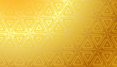 Eğimli çizgi. Üçgen şeklinde. Vektör İllüstrasyonu. Güzel Parlak Çizim. Vektör. Pürüzsüz, altın renginde, rengarenk bir arkaplan. İş için Tasarım.