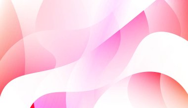 Degrade ile Dalga Stilinde Renkli İllüstrasyon. Tasarım duvar kağıdı, sunum, afiş, el ilanı, kapak sayfası, açılış sayfası için. Renkli Vektör İllüstrasyonu.