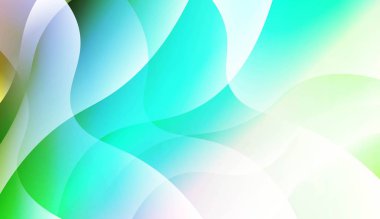 Canlı ve Pürüzsüz Degrade Yumuşak Renkler Dalga Geometrik Şekil. Kapak sayfası, afiş, web sitelerinin afiş için. Vektör İllüstrasyonu.