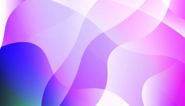 Hologram Gradyan Geometrik Dalga Şekli. Soyut arka plan. Şablon Cep Telefonu Arka Planlar için. Vektör İllüstrasyonu.