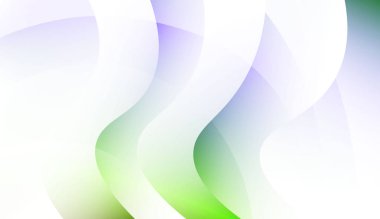 Degrade ile Dalga Stilinde Renkli İllüstrasyon. Tasarım duvar kağıdı, sunum, afiş, el ilanı, kapak sayfası, açılış sayfası için. Renkli Vektör İllüstrasyonu.