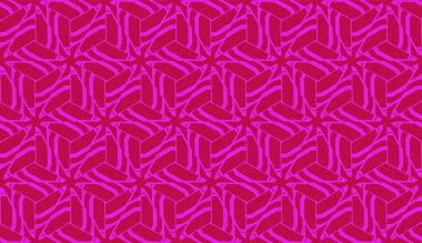 Çokgen geometrik elementlerle desen. Kusursuz Vektör illüstrasyonu. Duvar kağıdı şablonu, iç tasarım, dekorasyon, hatıra defteri sayfası.