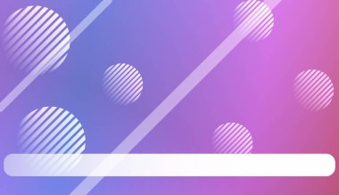 Çizgi, daire ile Blur Sweet Dreamy degrade renk Arkaplan. Reklam, sunum, kart. vektör Illustration.