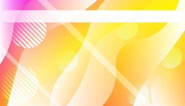 Çizgiler, Daire ile Soyut Dalgalı Arka Plan ile Sıvı şekilleri kompozisyon. İş Sunum Duvar Kağıdı, El İlanı, Kapak, Açılış Sayfası için. Renk Gradyan lı Vektör Çizimi.