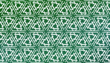 Geometrik desenle şablon. Vektör Illustration. Üçgenler stili. Renkli degrade arka plan