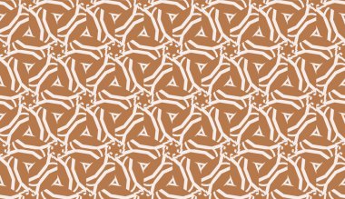 Çokgen geometrik elementlerle desen. Kusursuz Vektör illüstrasyonu. Duvar kağıdı şablonu, iç tasarım, dekorasyon, hatıra defteri sayfası.