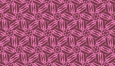 Eğri çizgili modern desen. Üçgenler, doğrular, geometrik elementler. Kusursuz Vektör illüstrasyonu. Broşür, duvar kağıdı, sunum, kağıt için tasarım.