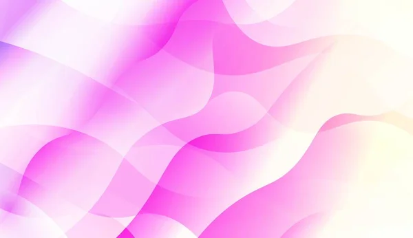 Wellen-Abstrakter Hintergrund mit Linie, geometrischer Form. Creative Gradient Background. Für Grußkarten, Broschüren, Bannerkalender. Vektorillustration. — Stockvektor