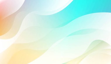 Renkli Degrade Renkli Arka Plan Duvar Kağıdı ile Geometrik Dalga Şekli. Tasarım reklamınız, Banner'ınız, kapak sayfanız için. Vektör İllüstrasyonu.