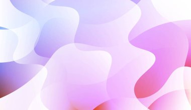 Eğriçizgileri, Dalga Şekli ile Şablon Soyut Arka Plan. İş Sunum Duvar Kağıdı, El İlanı, Kapak için. Renk Gradyan lı Vektör Çizimi.