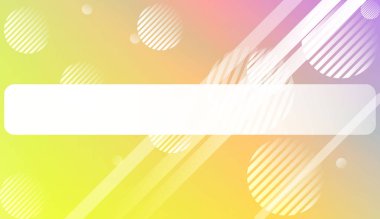 Çizgi, daire ile renkli degrade Arkaplan. Web, sunumlar ve baskılar için. Vektör Illustration.