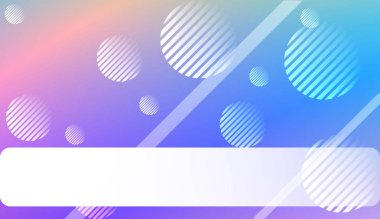 Çizgi, daire ile renkli degrade Arkaplan. Web, sunumlar ve baskılar için. Vektör Illustration.