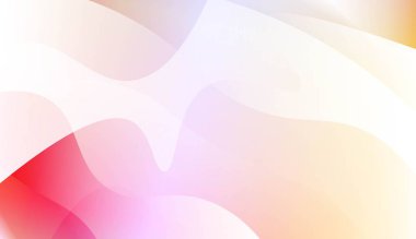 Dalga geometrik şekli Ile şablon arka plan. Şablon cep telefonu arka planlar için. Renk gradyan ile vektör Illustration.