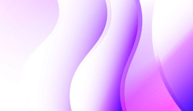 Yaratıcı Dalgalı Arka Plan. Tasarım El Ilanı, Banner, Açılış Sayfası için. Renkli Vektör İllüstrasyonu.