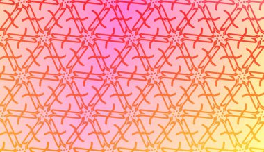 Yumuşak Renk Gradyan Arka Plan ile Yaratıcı geometrik desen. Tebrik kartı, el ilanı, davetiye. Vektör İllüstrasyonu.