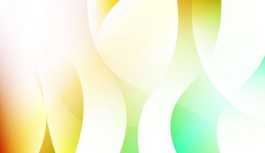 Eğri Çizgi ve Dalga Katmanı Arka Planı. Kapak Sayfası, Açılış Sayfası, Banner için. Renkli Vektör İllüstrasyonu.