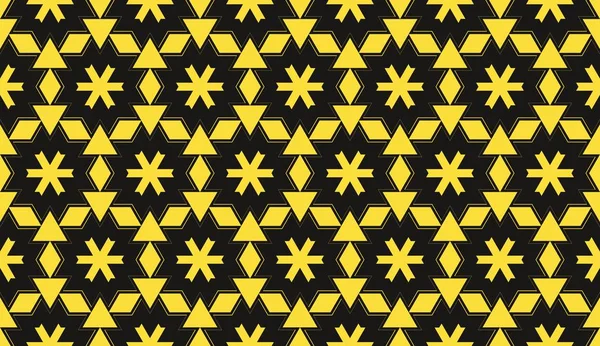 Renk tasarımı geometrik deseni. Dikişsiz vektör illüstrasyon sarı renk.