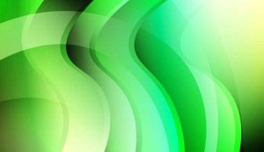 Eğri Çizgi ve Dalga Katmanı Arka Planı. Kapak Sayfası, Açılış Sayfası, Banner için. Renkli Vektör İllüstrasyonu.