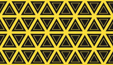 Renk tasarımı geometrik deseni. Dikişsiz vektör illüstrasyon sarı renk.