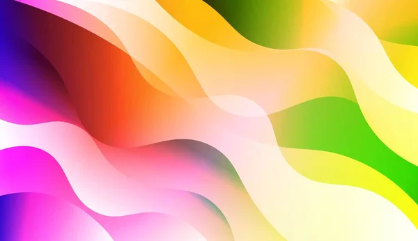 Fondo abstracto con forma de gradiente de onda. Para plantillas creativas, tarjetas, juego de cubiertas de color. Ilustración vectorial con degradado de color . — Vector de stock