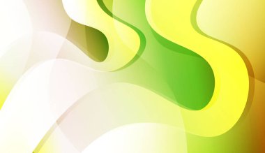 Eğri Çizgi ve Dalga Katmanı Arka Planı. Kapak Sayfası, Açılış Sayfası, Banner için. Renkli Vektör İllüstrasyonu.