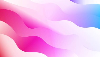 Futuristik renk tasarımı geometrik dalga şekli. Iş sunumu duvar kağıdı, Flyer, Cover için. Renk gradyan ile vektör Illustration.