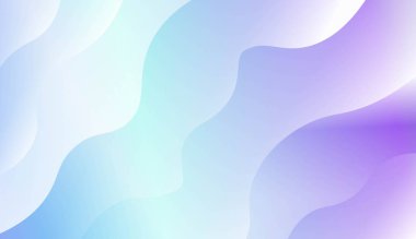 Modern Dalgalı Arka plan. Şablon Cep Telefonu Özgeçmişi için. Renk Gradyanlı Vektör İllüstrasyonu.