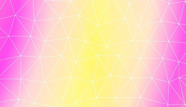 Polygonal mönster med trianglar mosaik täcka. Mall för din banner. Vektor illustration. Kreativ övertoningsfärg. — Stock vektor