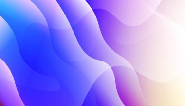 Dalga Gradyan Şekli ile Soyut Arka Plan. Yaratıcı Şablonlar, Kartlar, Renk Kapakları Için Ayarlayın. Renk Gradyan lı Vektör Çizimi.