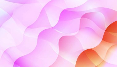 Çizgilerile Dalgalı Arka Plan. Başlık Sayfanız, Reklamınız, Posteriniz, Afişiniz Için Tasarla. Renk Gradyan lı Vektör Çizimi.