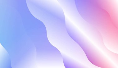 Eğrileri çizgiler Ile modern background şablonu. Tasarım kapak sayfası, poster, banner web siteleri Için. Renk gradyan ile vektör Illustration.