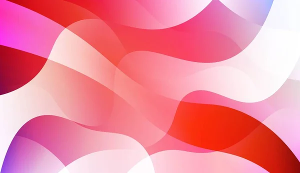 Geometric Wave Shape with Colorful Gradient Color Background Wallpaper. For Your Design Ad, Banner, Cover Page. Vector Illustration.