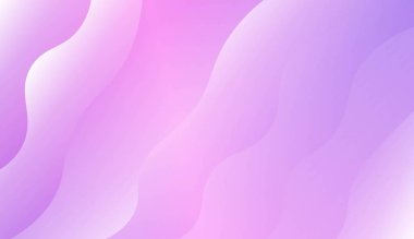 Dalga, eğrisi hatları Ile modern tarzda bulanık dekoratif tasarım. Tasarım, sunum, Iş için. Renk gradyan ile vektör Illustration.